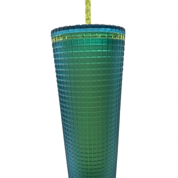 Starbucks 2021 Release Green Grid Tumbler - Picture 2 of 4